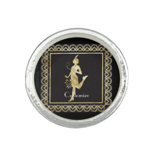 1920's Flapper Girl Thunder_Cove Ring