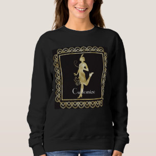 1920's Flapper Girl Thunder_Cove Sweatshirt