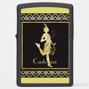 1920's Flapper Girl Thunder_Cove Zippo Lighter