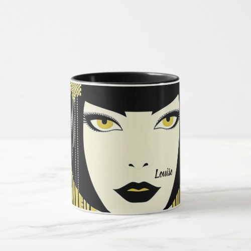 1920s Flapper Personalized Mug