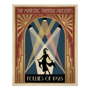 1920s Follies Theater Poster