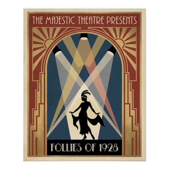 1920s Follies Theater Poster (Front)