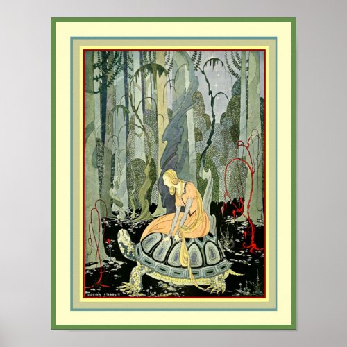 1920s French Fairy Tale Print by Sterrett 11 x 14