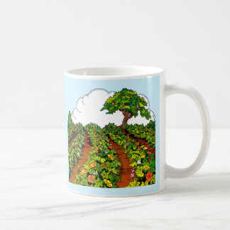1920s garden print coffee mug