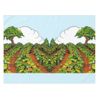 1920s garden print tablecloth