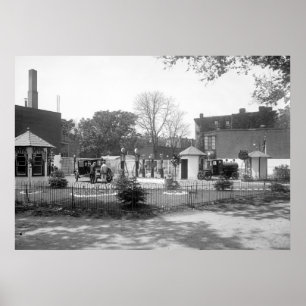 1920s Gas Station Poster