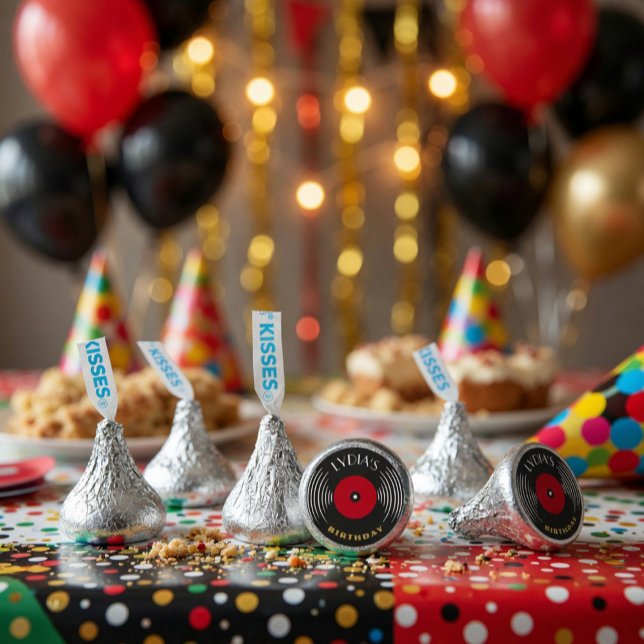 1920s Gatsby Vinyl Record Theme Hershey®'s Kisses® (Creator Uploaded)