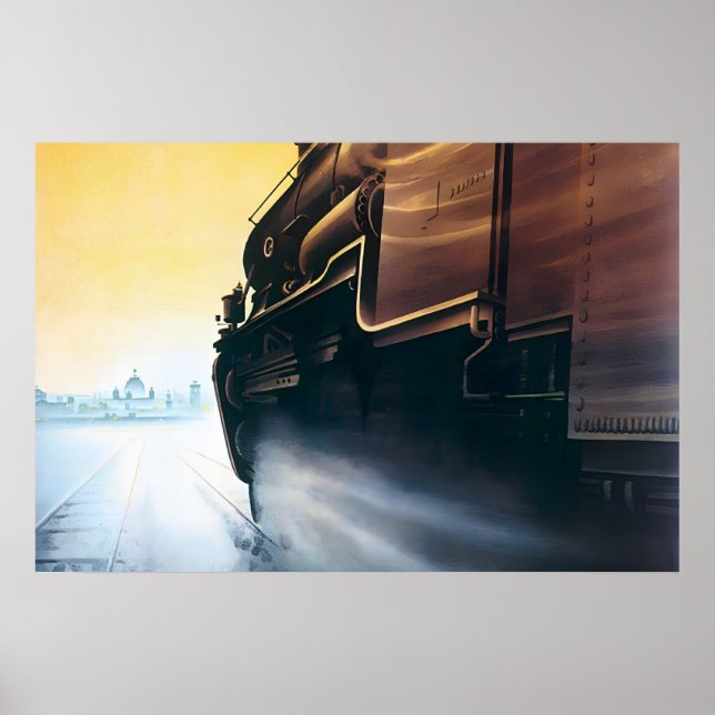 1920s German Railways Poster To Berlin! (Front)