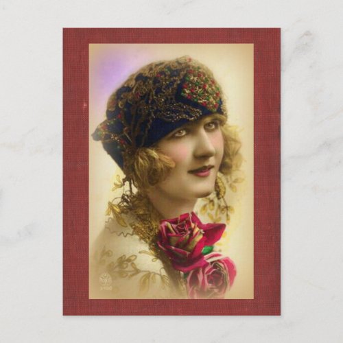 1920s Girl Postcard
