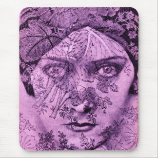 1920s Gloria Swanson in lavender Mouse Pad