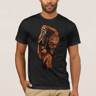 1920s Halloween Shrouded Skeleton T-Shirt