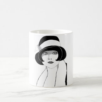 1920s hat coffee mug