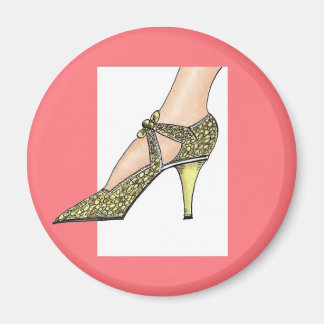 1920s High Heeled Shoe Magnet