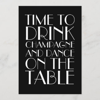 1920's Holiday Party Invitation