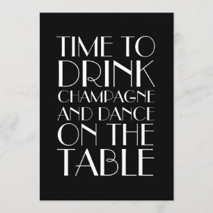 1920's Holiday Party Invitation