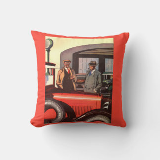 1920s Kelly Springfields tire ad - another one Throw Pillow
