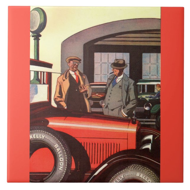 1920s Kelly Springfields tire ad - another one Tile (Front)