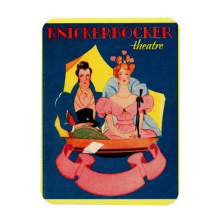 1920s Knickerbocker Theater playbill cover Magnet