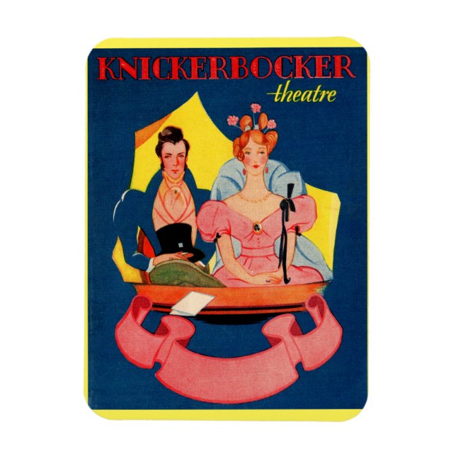 1920s Knickerbocker Theater playbill cover Magnet (Vertical)