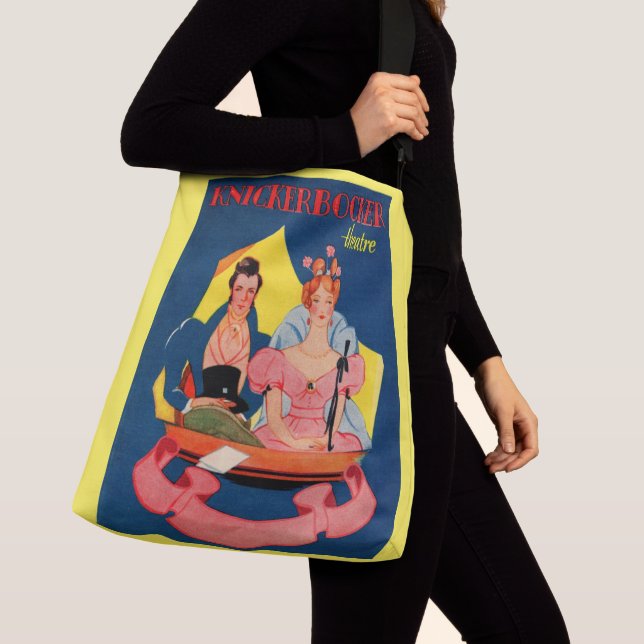 1920s Knickerbocker Theatre playbill cover Crossbody Bag (Close Up)