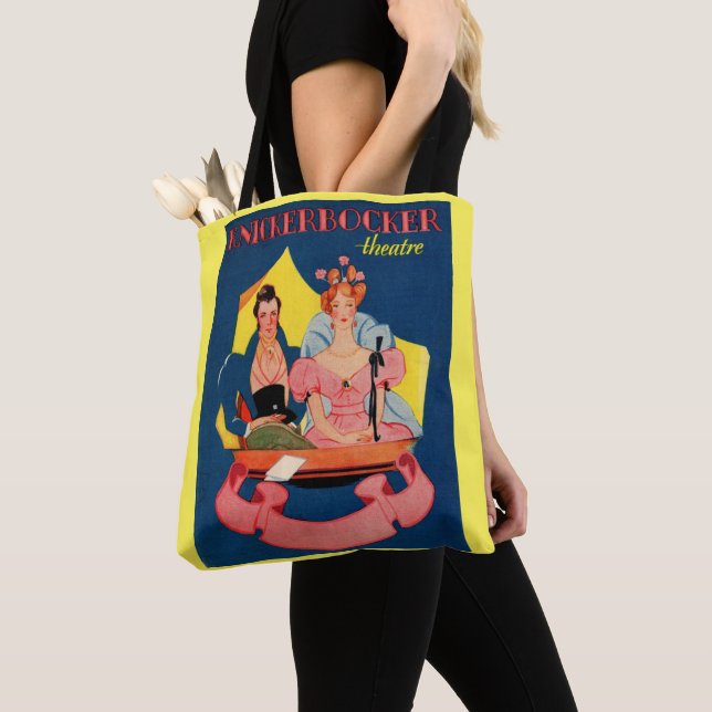 1920s Knickerbocker Theatre playbill cover Tote Bag (Close Up)