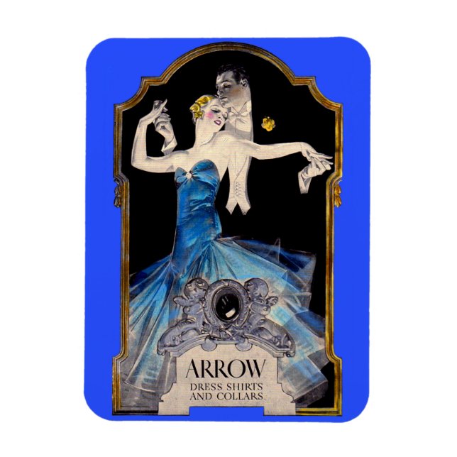 1920s Leyendecker Arrow shirt ad Magnet (Vertical)