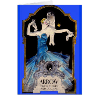1920s Leyendecker Arrow shirt ad no. 1 Cards