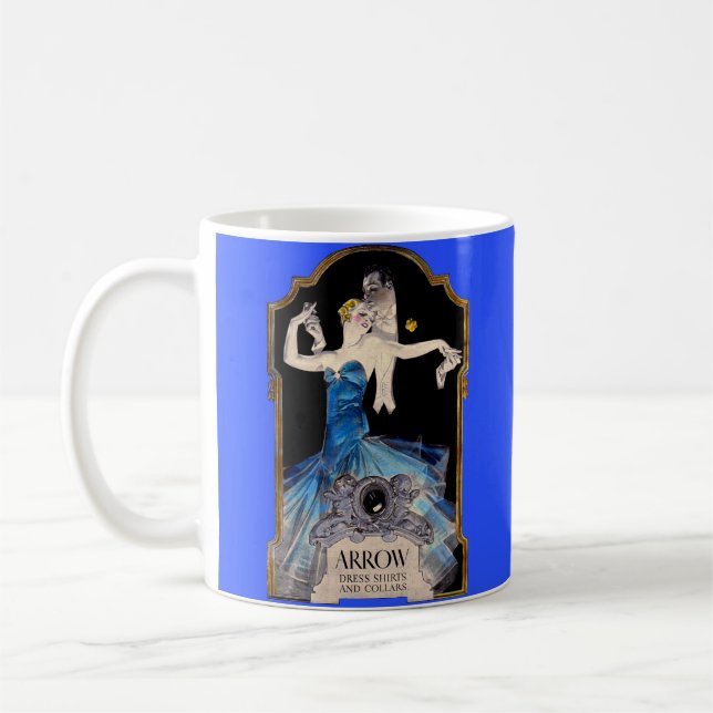 1920s Leyendecker Arrow shirt ad no. 1 Coffee Mug (Left)