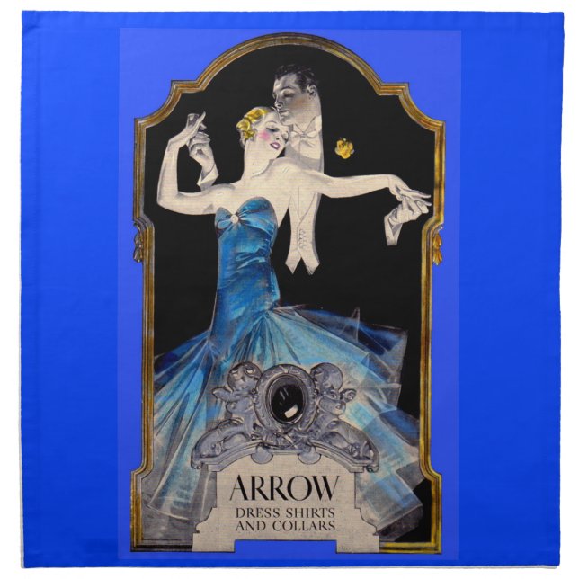 1920s Leyendecker Arrow shirt ad no. 1 Napkin (Front)