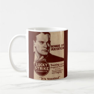 1920s Lucky Strikes - Beware of Irritation Coffee Mug
