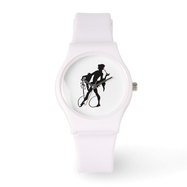 1920s magician silhouette watch (Front)