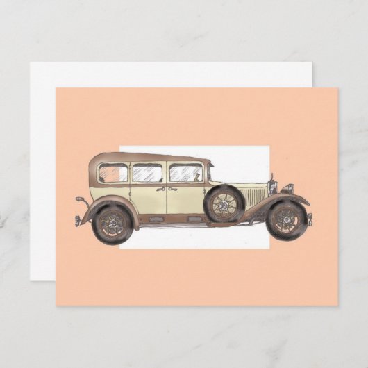 1920s Mercedes Limousine (Front/Back)