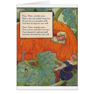 1920s Mother Goose - Peter Pumpkin Eater Cards