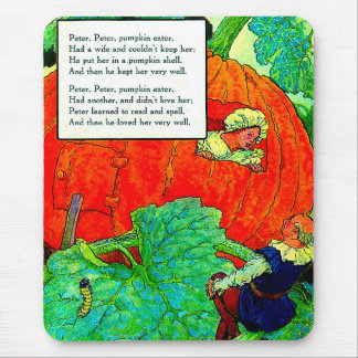 1920s Mother Goose - Peter Pumpkin Eater Mouse Pad