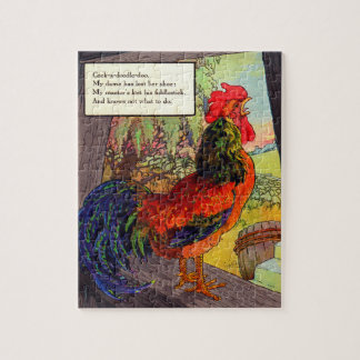 1920s Mother Goose - rooster Jigsaw Puzzle