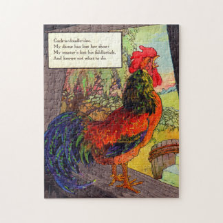 1920s Mother Goose - rooster Jigsaw Puzzle