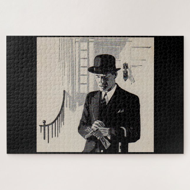 1920s Mr. Natty the sharp dressed man Jigsaw Puzzle (Horizontal)