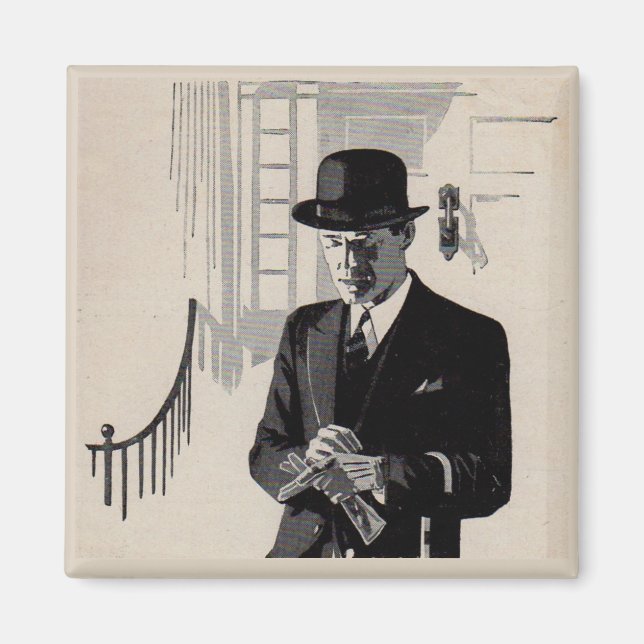 1920s Mr. Natty the sharp dressed man Magnet (Front)