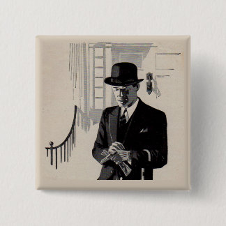1920s Mr. Natty the sharp dressed man Pinback Button