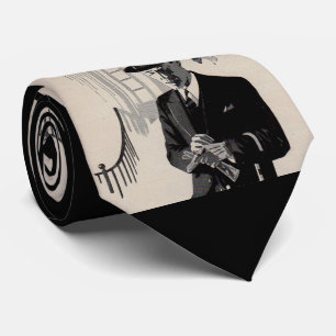 1920s Mr. Natty the sharp dressed man print Neck Tie