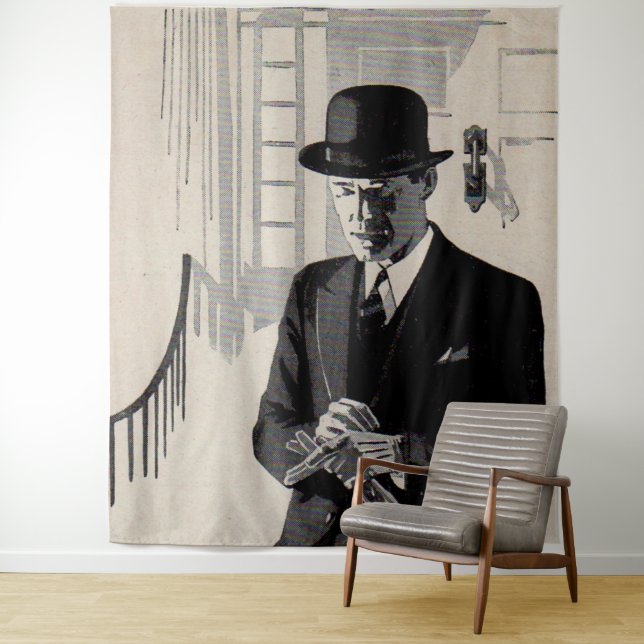 1920s Mr. Natty the sharp dressed man Tapestry (In Situ)