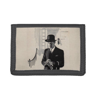 1920s Mr. Natty the sharp dressed man Tri-fold Wallet
