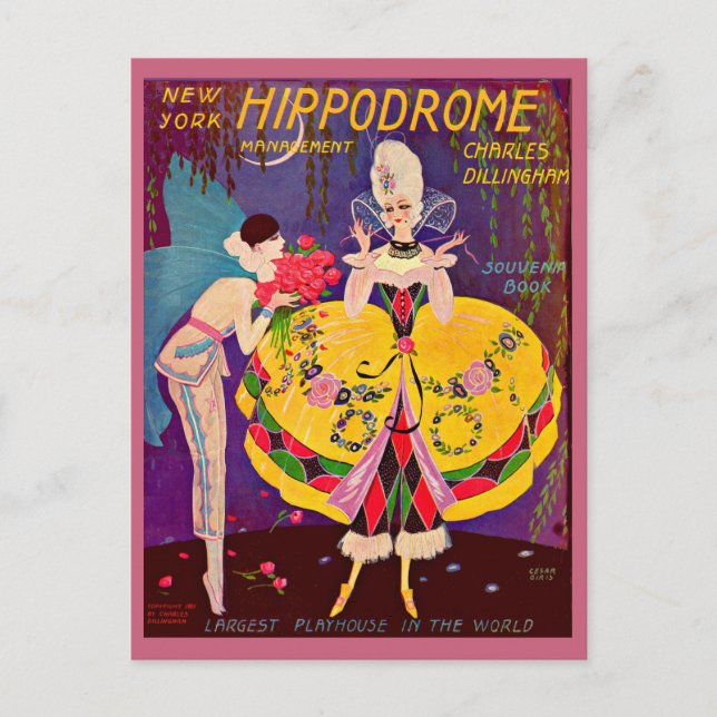 1920s New York Hippodrome program cover (Front)