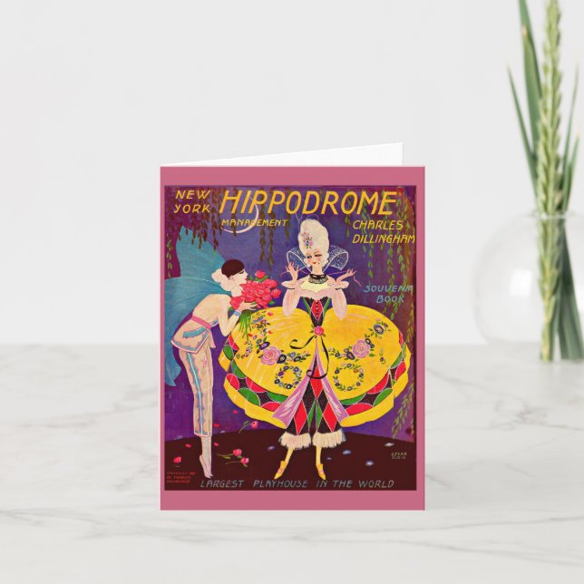 1920s New York Hippodrome program cover (Front)