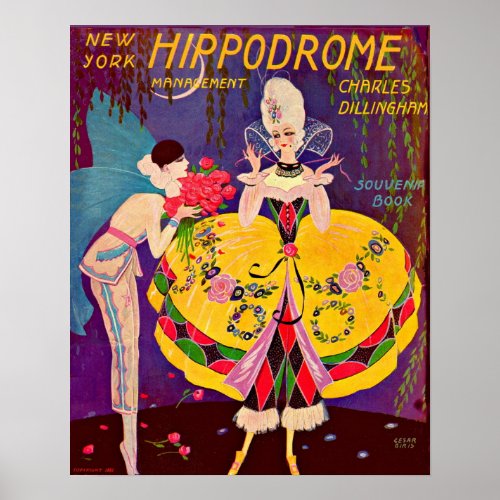 1920s New York Hippodrome program cover Poster