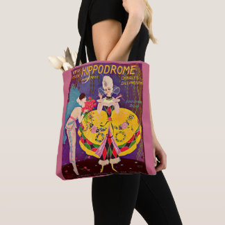 1920s New York Hippodrome program cover Tote Bag