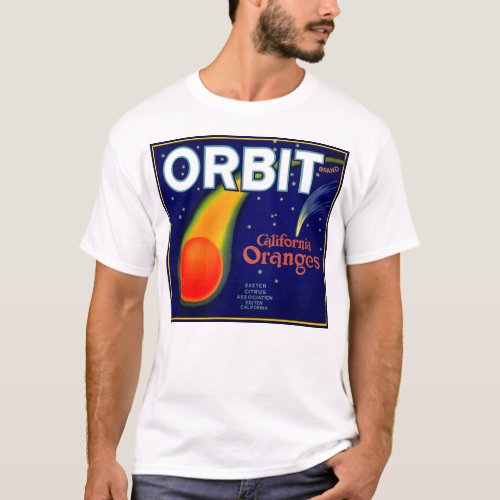 1920s Orbit Oranges fruit crate label