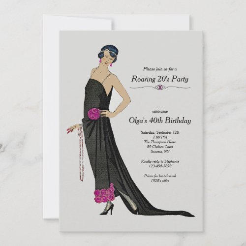 1920s Party Invitation