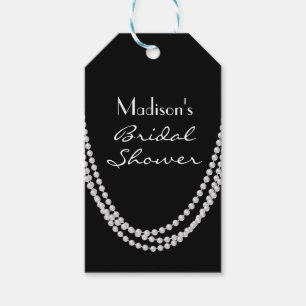 1920's Pearl Bridal Shower Gift Tags