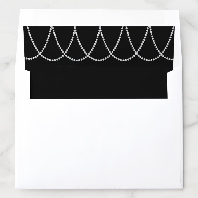 1920's Pearl Envelope Liner (In Envelope)